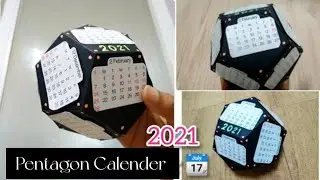 Pentagon Calendar 2021 from Chart Paper