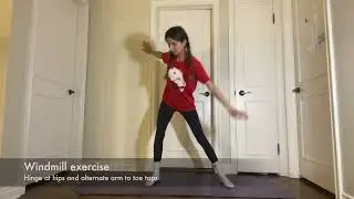 Instructional exercise video KINE 3400