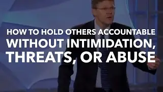 ​How to Hold Others Accountable Without Intimidation, Threats, or Abuse​
