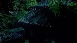 Rain Sounds For Sleeping - 99% Instantly Fall AsleepWith 🌧Rain Sound outside the window At Night....