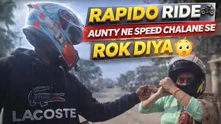 Aaj ki Rapido Ride bilkul alag thi 😳Jaise hi speed thodi badhai&hellip; Aunty ne bol diya BETA SLOW CHALAO