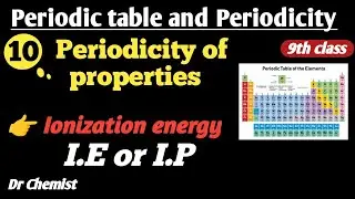 Ionization energy // Ionization potential // periodicity of properties // #periodictable 