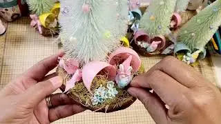 Saturday Morning Makes- Craft fair Spring bottle brush trees