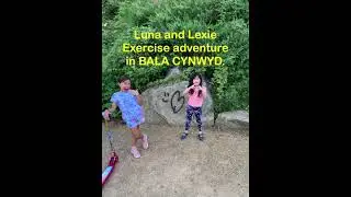 Luna and Lexie's Exercise adventure in BalaCynwyd.
