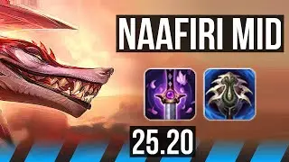NAAFIRI vs ZED (MID) | 8/1/5, Legendary | KR Master | 25.20