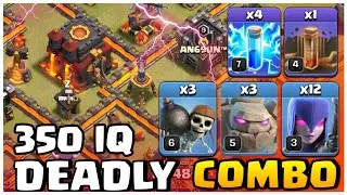 TH10 ZAP WITCH ATTACK STRATEGY | TH10 GOLEM WITCH ATTACK STRATEGY | BEST TH10 ATTACK STRATEGY - Coc