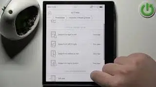 Как настроить жесты в режиме чтения на POCKETBOOK Era Color