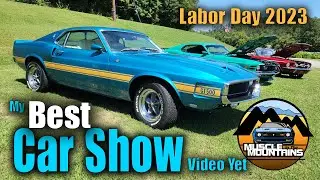 My Best Car Show Video Yet Labor Day 2023 with the Route 70 Cruisers