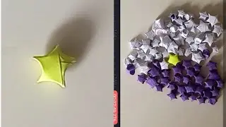 how to make Mini Star !! Simple & easy craft ideas .#Art& Drawing with siblings 