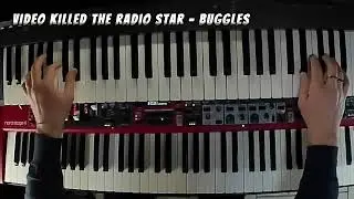 Video killed the radio star (BUGGLES) - Keyboard tutorial cover - Nord Stage 4 - Yamaha Montage