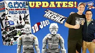 GI Joe Field Guides & Operation Recall! A Live Update with Carson Mataxis of 3DJoes