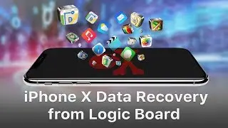 iPhone X Data Recovery From Logic Board - Chips Transferring