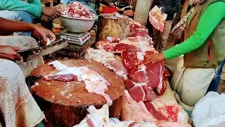 Cow meat cutting amazing show,  Extraordinary fast cutting skills best butcher amazing,,