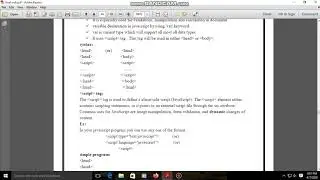 Web Technologies - Unit 3&4 Important questions explained by Naveen