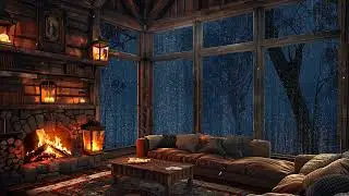 Rain and Fire | Gentle Nature Therapy to Calm the Mind, Ease the Body, and Support Deep Sleep.