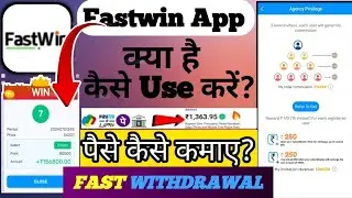 Fastwin Colour prediction game? Bast Earning App?Bast Refer App