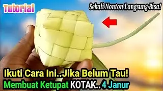 Cara Membuat Ketupat Kotak Dari Daun Kelapa