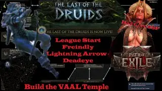 JASYTI: (POE2) Leveling Act 1-Count Geonor Boss Mechanics-VAAL Temple-Pathfinder Lightning Arrow