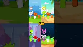 Sprunkies Got Their Heads Mixed Up! 😮🤭 #sprunki #funny