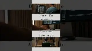 How to De-squeeze Anamorphic Footage 🎥
