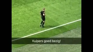 Ajax - Feyenoord 02-04-2017. Kungfu Kuipers
