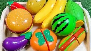 Satisfying ASMR Cutting Fruits and Vegetables Relaxing sounds