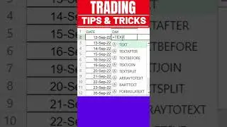 TRADING TIPS & TRICKS SERIES : Important excel formula for effective use of trading journal  #shorts