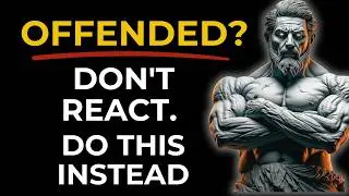 3 Silent Responses That Command Respect (Learn Not to React) | Stoicism | Stoic Wisdom