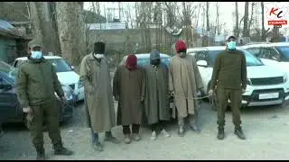 Budgam Police busts inter district Gang of vehicle lifters; 04 arrested 11 stolen vehicles recovered