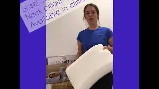 KH Chiropractic's current recommended neck pillow - The Sissel Soft Plus