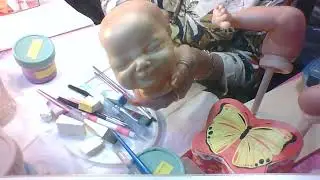 Onyx Series:Melanated Reborning A-Z, 123 with Diva G Mid face and digit boarders