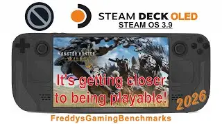 Monster Hunter Wilds (update Ver.1.040.03.01) on Steam Deck OLED with Steam OS 3.9