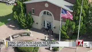 Sting operation leads to arrests, drug busts in Vance County