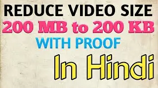 Reduce Large Video Files in Small Video Size | Video by Technical Dipu