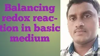 Balancing redox reaction in basic medium#class11 -chemistry.
