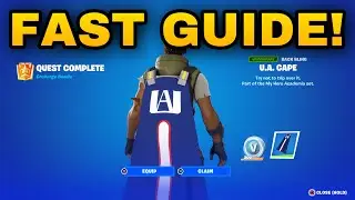 How To COMPLETE ALL MY HERO ACADEMIA QUESTS CHALLENGES in Fortnite! (Quests Guide)