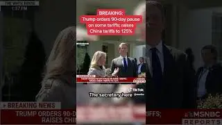 WEAK & FECKLESS #Trump PANICS & BACKS DOWN on tariffs as the world STANDS UP to him. #tradewar #news