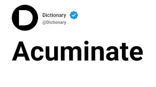 Acuminate Meaning In English