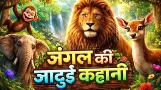 🌿 “جنگل کی جادوئی کہانی | خوبصورت جانوروں کی دل چھو لینے والی داستان” 🦁🐘🦌