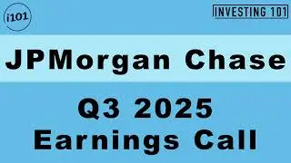JPMorgan Chase Q3 2025 Earnings Call | Q3 2025 Earnings Conference Call | Q3 2025 Results