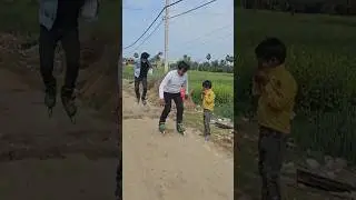 FUNNY DOUBLE SKATER 🤣...#skating #funnyskating #funny #funnyreaction #virl #shortsfeed #road #skater