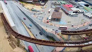 Obras de TM por la AV. 68 - Puente de Venecia (11 de Mayo 2025)