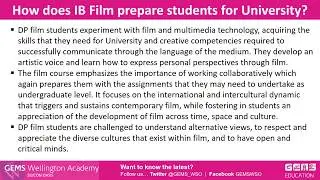 Introduction to IB Film