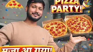 Pizza party at home #shortsvideo #youtubevideo 