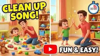 Clean Up Song for Kids! 🧸✨ Fun Tidy Up Time with @kidsmeta
