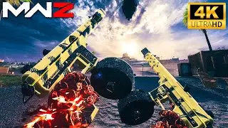 Solo in RED ZONE w FTAC SIEGE (First Time) in Modern Warfare Zombies Gameplay 4K (No Commentary)