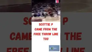 Why Scottie Pippen Don't Get No Love For His Free Throw Line Dunk?