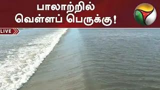 பாலாற்றில் வெள்ளப் பெருக்கு! | Palar River | Flood