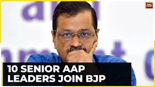 Big Setback For AAP In Poll Bound Madhya Pradesh, As 10 Senior AAP Leaders Join BJP | Breaking News