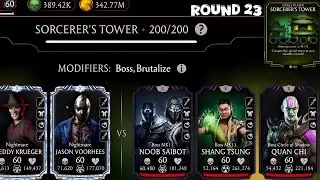 Jason Voorhees Vs Sorcerer&rsquo;s Tower Boss Battle 200 & 170,190 Fight + Rewards MK Mobile